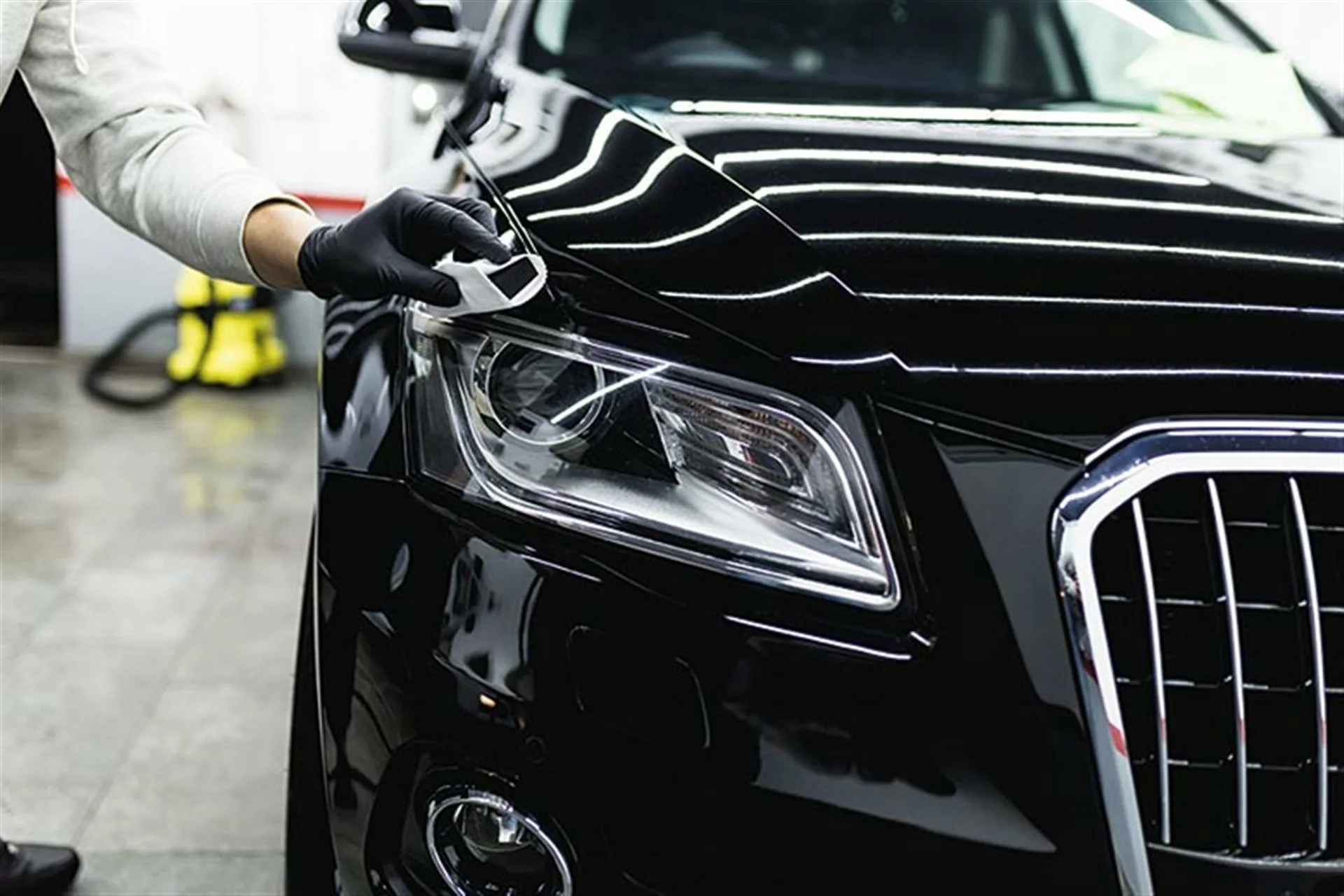 Detailed car exterior